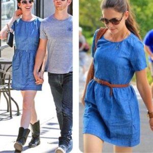 Madewell Chambray Songbird Dress. size 4